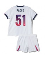 Paris Saint-Germain Willian Pacho #51 Bortedraktsett Barn 2026-27 Korte ermer (+ bukser)